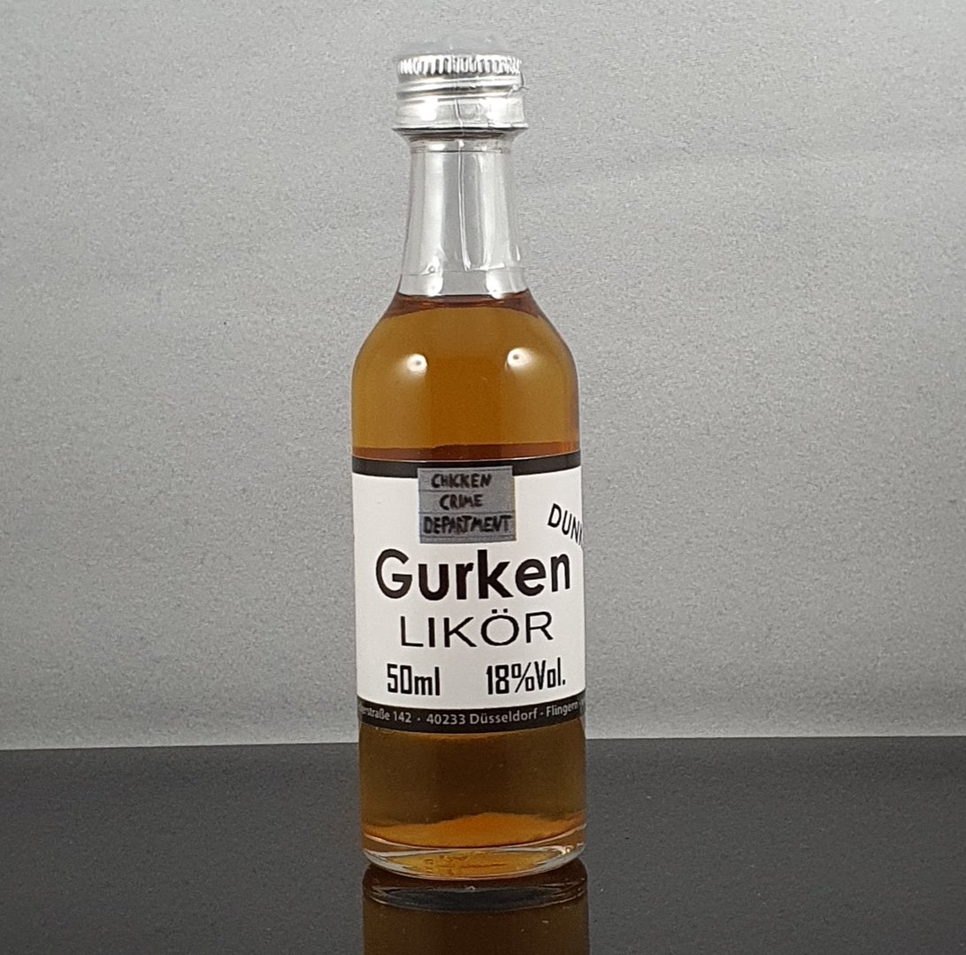 Gurken Likör Dunkel 50ml - Chicken Crime Department